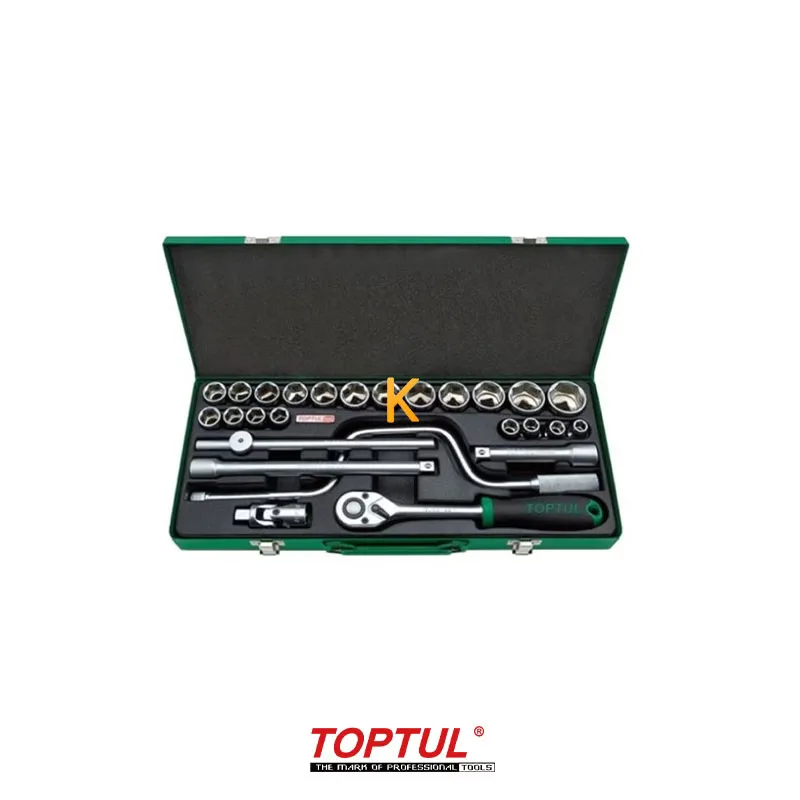 جعبه بکس 26 پارچه 1/2 اینچ مدل GCAD2607 تاپ تول