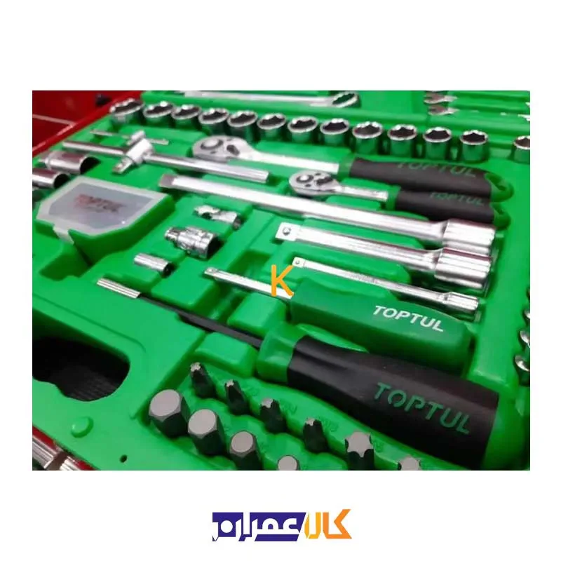 جعبه ابزار با لوازم 106 عددی مدل GCAI106B تاپ تول