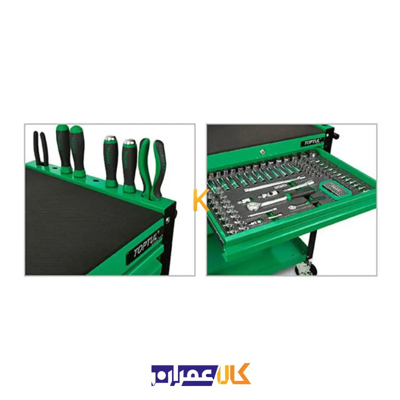 فروش میز کار متحرک 2 کشو مدل TCAD0206 تاپ تول