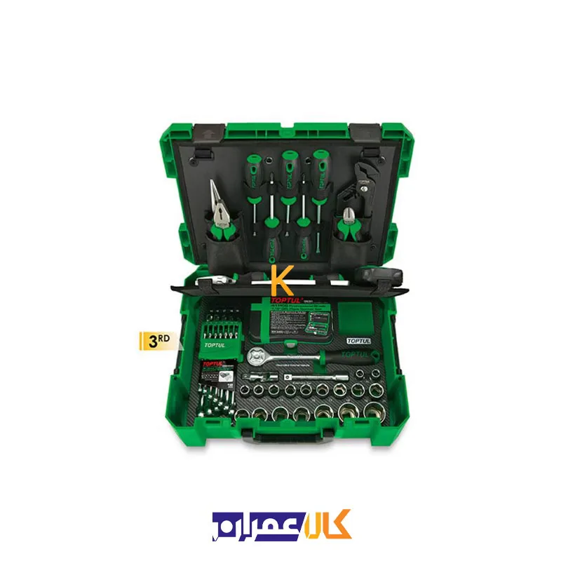 قیمت جعبه ابزار 104 پارچه سامسونتی مدل GCZ-104A تاپ تول