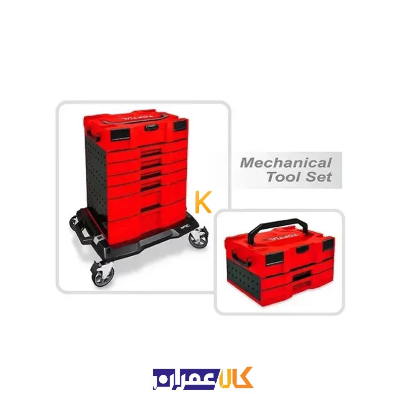جعبه ابزار 134 پارچه مدل GCZ-134A تاپ تول