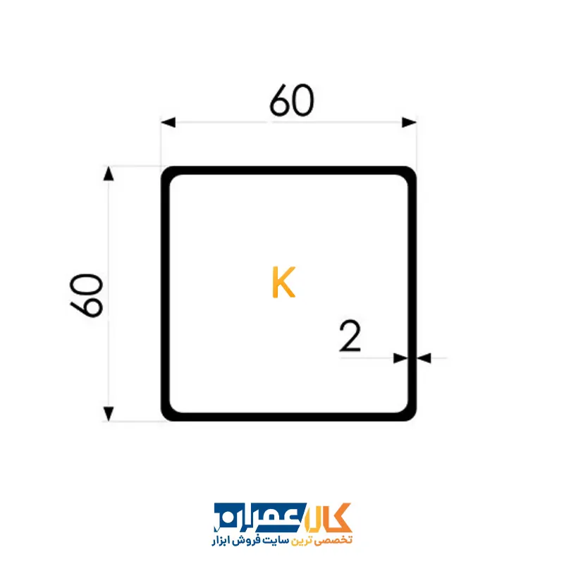 پروفیل باکس BOX 60/60 فورتا