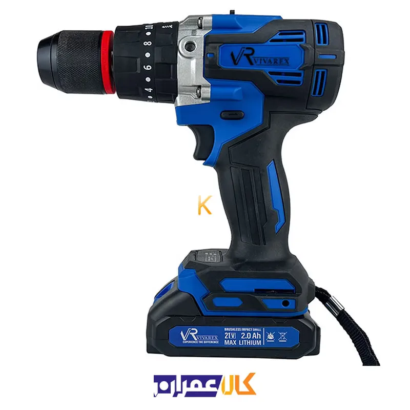 دریل چکشی-پیچگوشتی شارژی ویوارکس مدل VR2102V-22BL