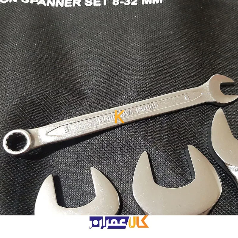 مجموعه 12 عددی آچار یکسر تخت و یکسر رینگی مدل 781512 سلپرو
