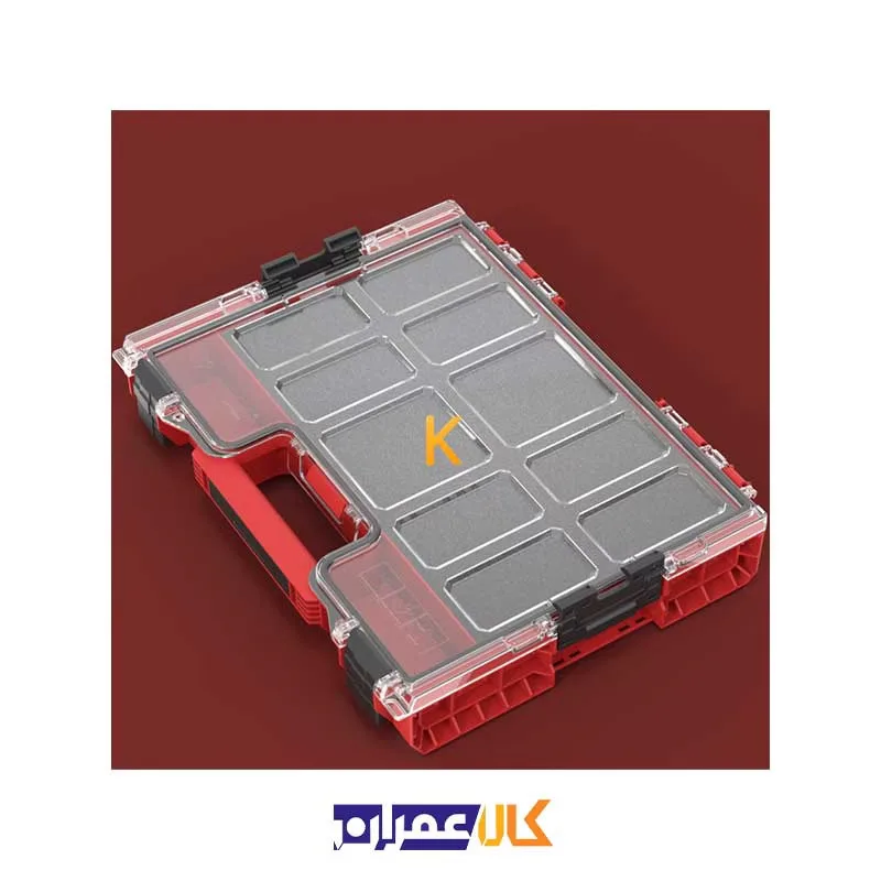 جعبه ابزار مدل QS Red Pro Organizer 100 MFI Ultra HD کیوبریک