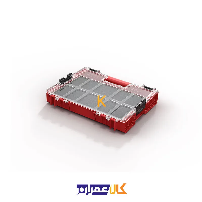جعبه ابزار مدل QS Red Pro Organizer 200 MFI Ultra HD کیوبریک