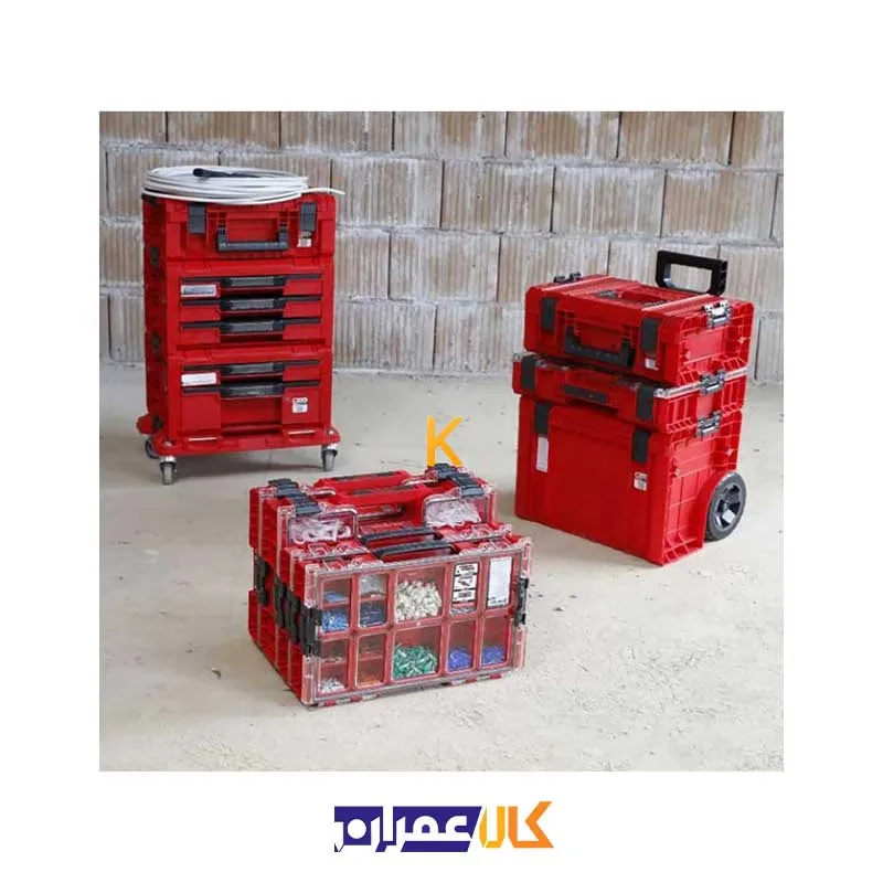 خرید و قیمت جعبه ابزار کیوبریک مدل QS Red Pro Organizer 100 Ultra HD