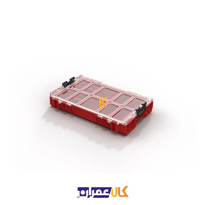 نمایندگی جعبه ابزار مدل QS Red Pro Organizer 100 Ultra HD کیوبریک