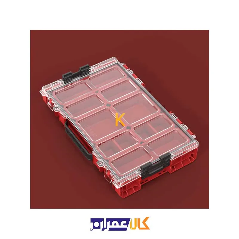 خرید آنلاین جعبه ابزار مدل QS Red Pro Organizer 100 Ultra HD کیوبریک