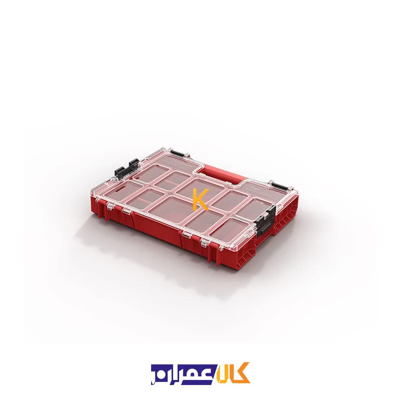 فروش جعبه ابزار مدل QS Red Pro Organizer 200 Ultra HD کیوبریک