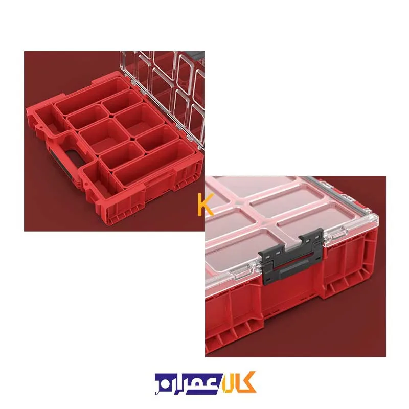 جعبه ابزار مدل QS Red Pro Organizer 300 Ultra HD کیوبریک