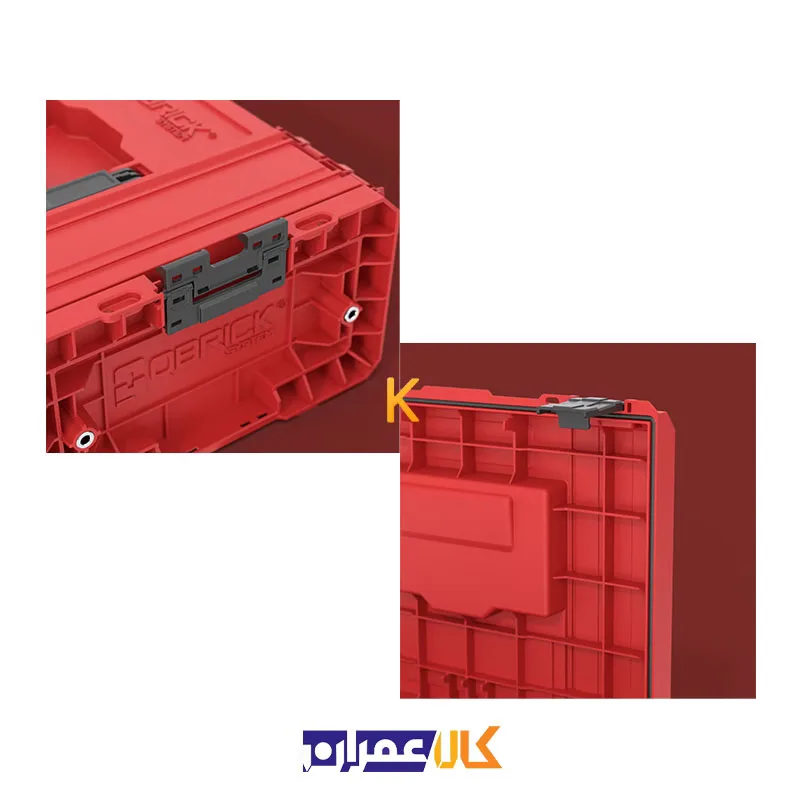 بهترین قیمت جعبه ابزار مدل QS Red Pro Technician Case 2.0 Ultra HD کیوبریک
