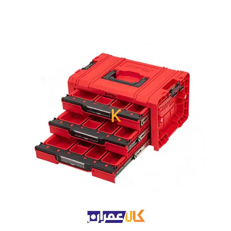 جعبه ابزار مدل QS Red Pro Drawer 3 Toolbox 2.0 Expert Ultra HD کیوبریک
