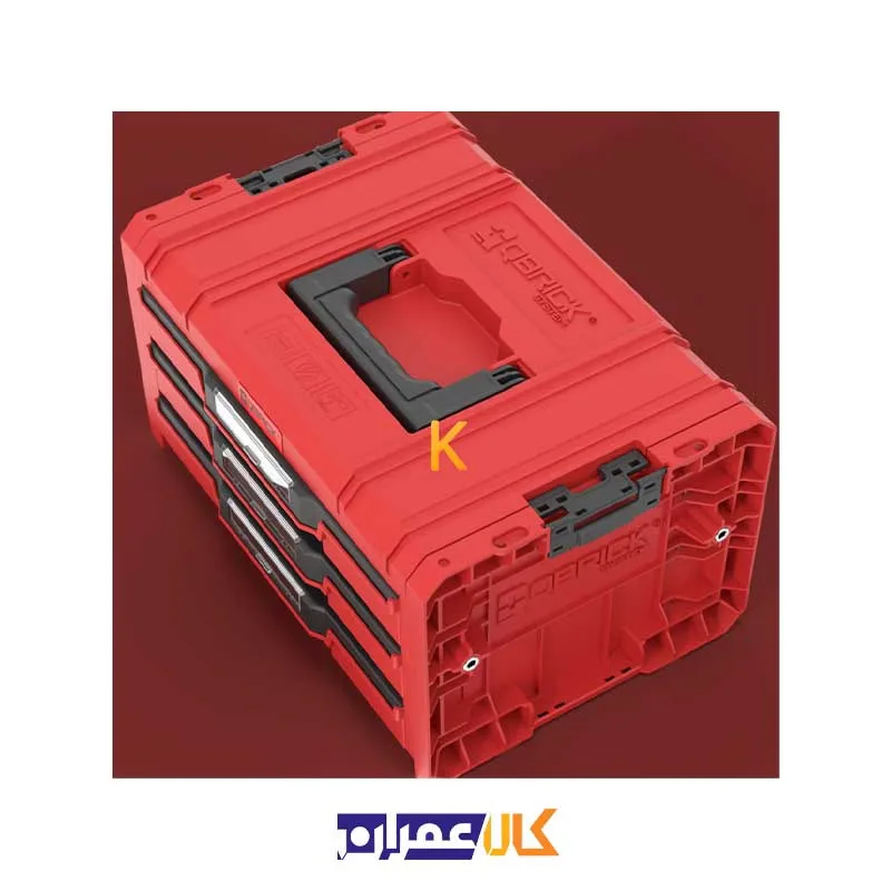 جعبه ابزار مدل QS Red Pro Drawer 3 Toolbox 2.0 Expert Ultra HD کیوبریک