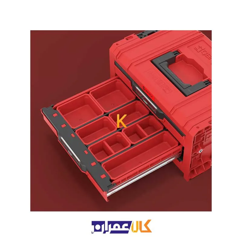 جعبه ابزار مدل QS Red Pro Drawer 3 Toolbox 2.0 Expert Ultra HD کیوبریک