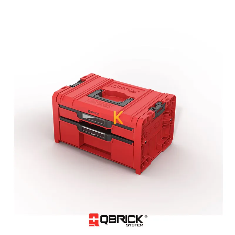 جعبه ابزار مدل QS Red Pro Drawer 2 Toolbox 2.0 Expert Ultra HD کیوبریک
