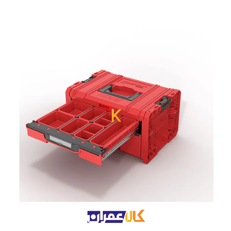 قیمت جعبه ابزار مدل QS Red Pro Drawer 2 Toolbox 2.0 Expert Ultra HD کیوبریک