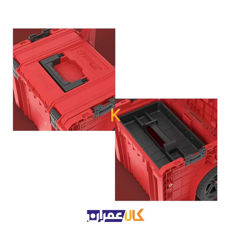 خرید آنلاین جعبه ابزار مدل QS Red Pro Cart 2.0 Plus Ultra HD کیوبریک