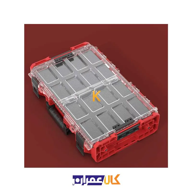 فروش جعبه ابزار مدل QS Red One Organizer XL 2.0 MFI Ultra HD کیوبریک