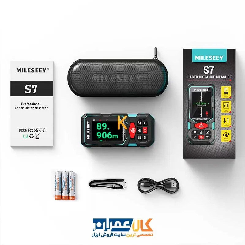 متر لیزری دوربین دار 150 متری مدل K3 مایلسی