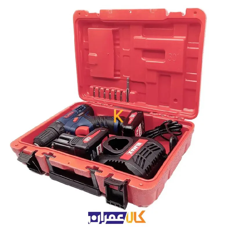 دریل شارژی 18 ولت C.D 218 المکس