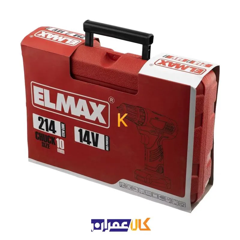 دریل شارژی 14 ولت C.D 214 المکس