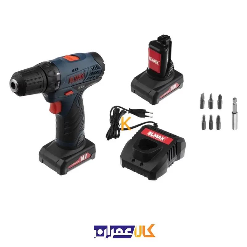 دریل شارژی 14 ولت C.D 214 المکس