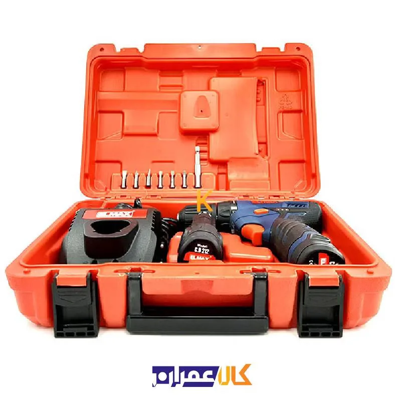 دریل شارژی 12 ولت C.D 212 المکس