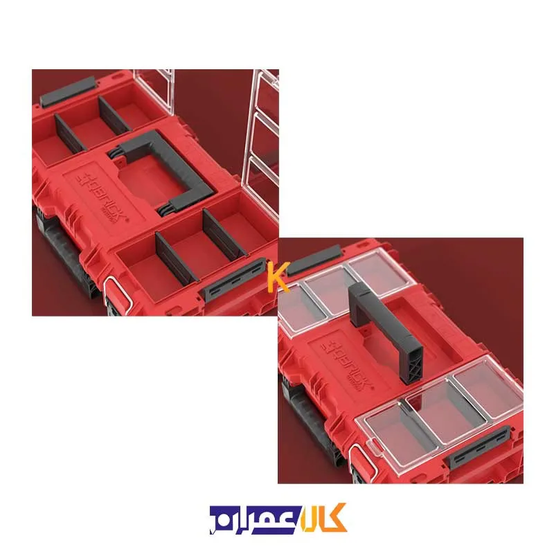 جعبه ابزار مدل SYSTEM PRIME TOOLBOX 150 PROFI RED ULTRA HD CUSTOM کیوبریک