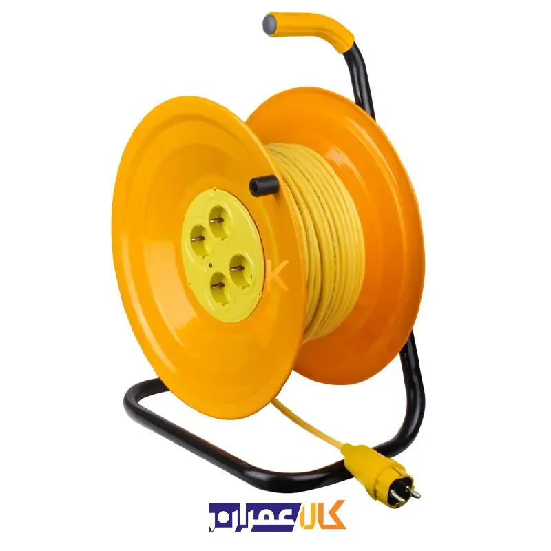 قرقره کابل جمع کن 30 متری 2.5*2 وحدت