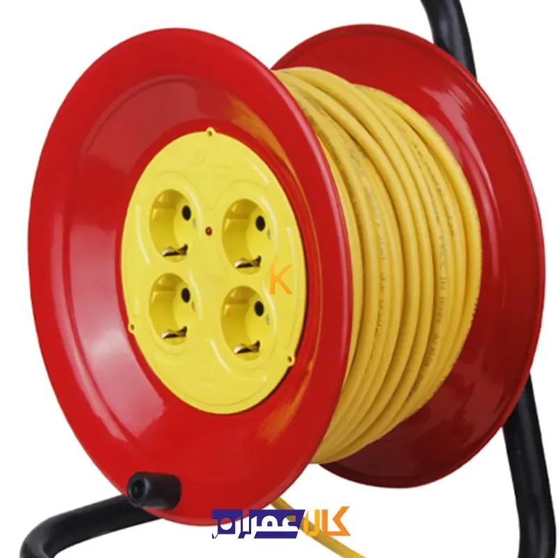 قرقره کابل جمع کن 30 متری 2.5*2 وحدت