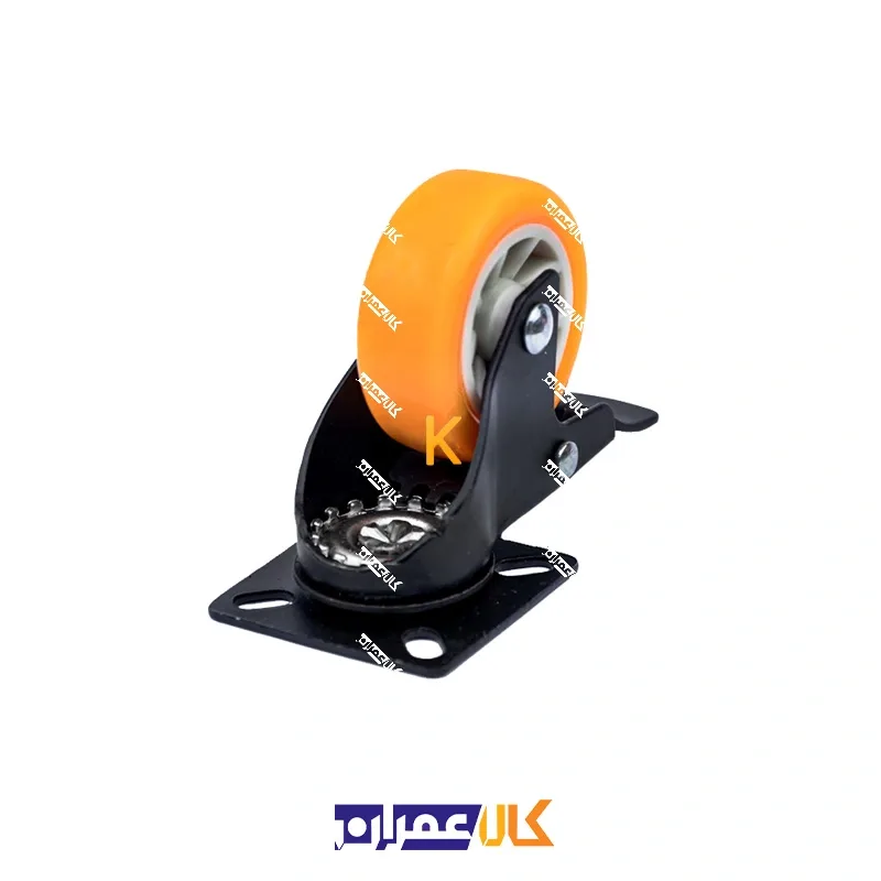 چرخ کفی ترمزدار لوکس نارنجی بوشی ساناویل