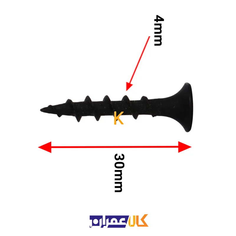 پیچ ام دی اف 3 سانت چینی