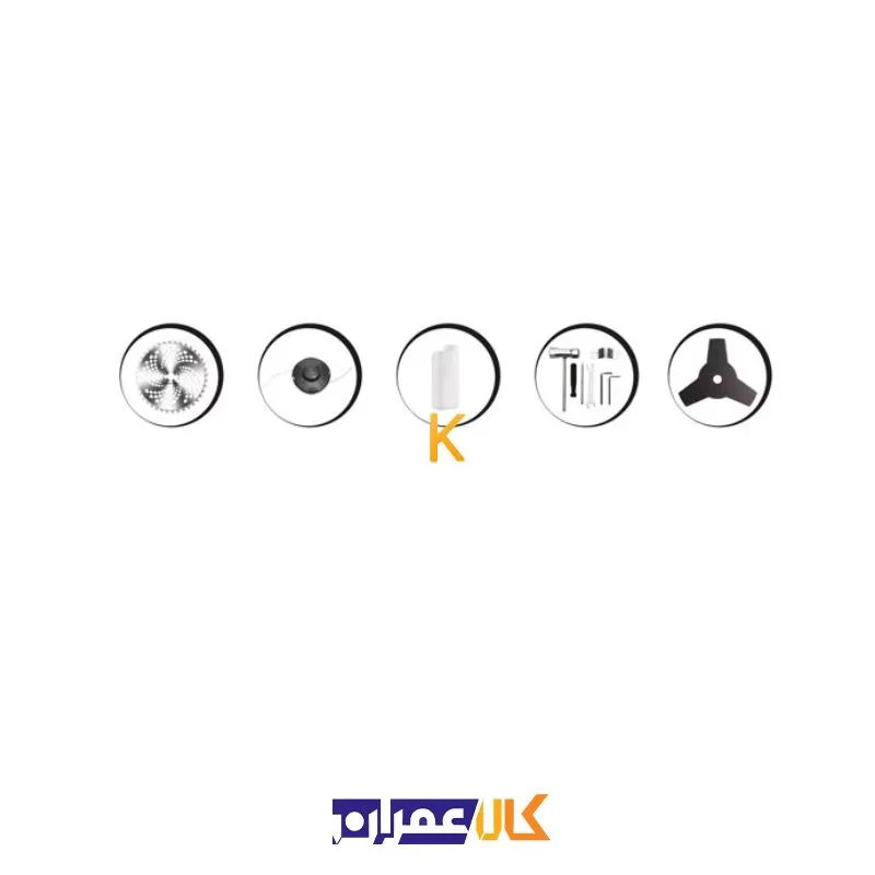 علف زن بنزينى دوشی مدل AV-7052 آلور