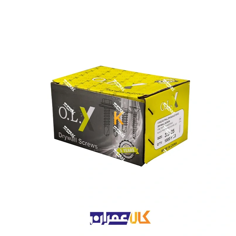 پیچ کناف 3.5 نوک مته اولیکس