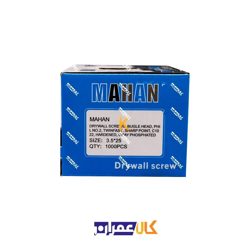 پیچ کناف 3.5 نوک تیز ماهان