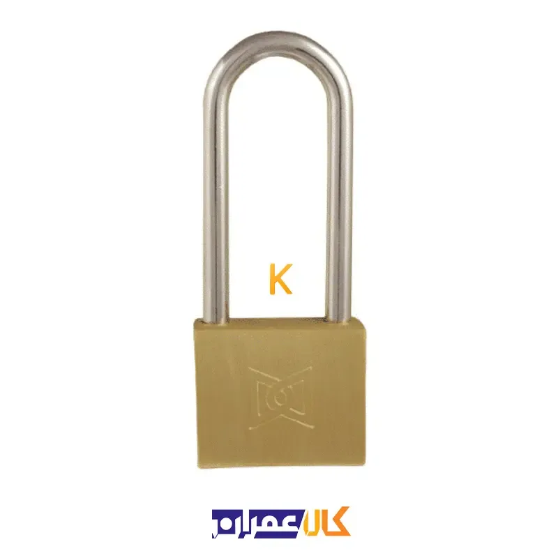 قفل آویز 60 تخت دسته بلند 011 گیرا