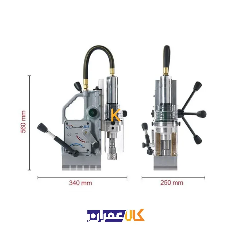 دریل مگنت 52 میلی متر مدل AIR.52/3 یوروبور