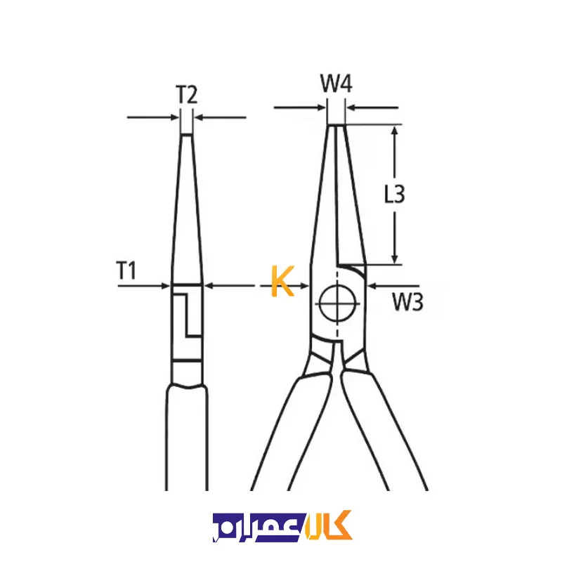 دم باریک مدل 3013160 کنیپکس