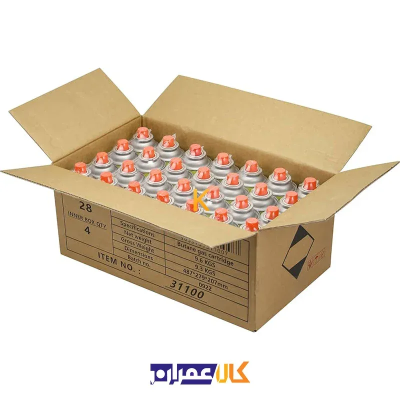 کارتن گاز بوتان نورآرا حجم ۲۲۰ گرم