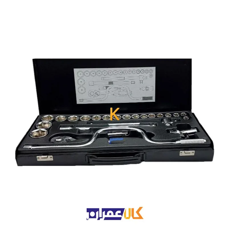 جعبه بکس 24 پارچه 1/2 اینچ هاردکس