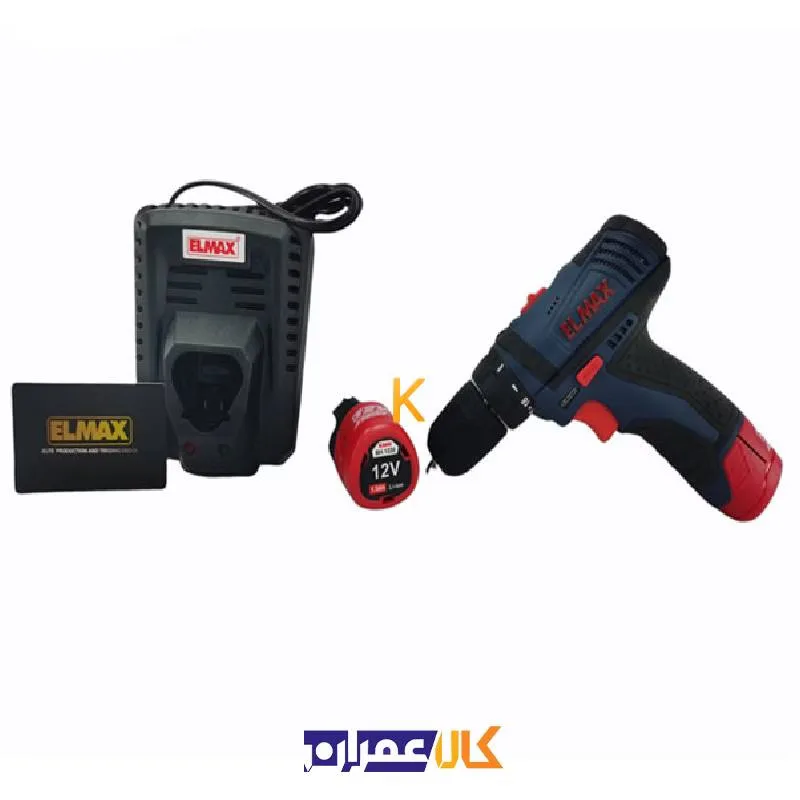 دریل شارژی 12 ولت C.D 232 المکس