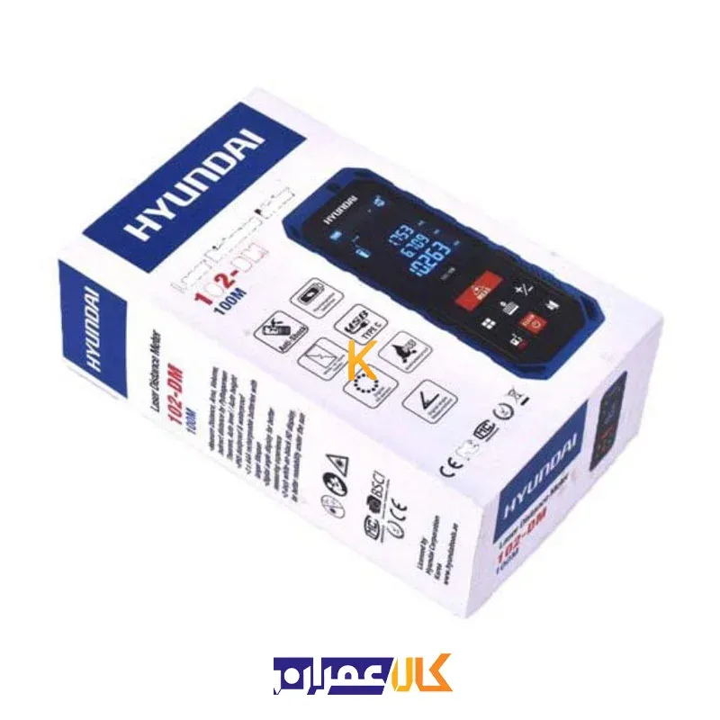 متر لیزری مدل 102-DM هیوندای