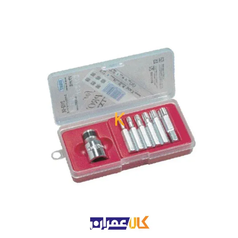 خرید ست آچار آلن ستاره ای بکسی مدل ‎21XB-S6 ایت