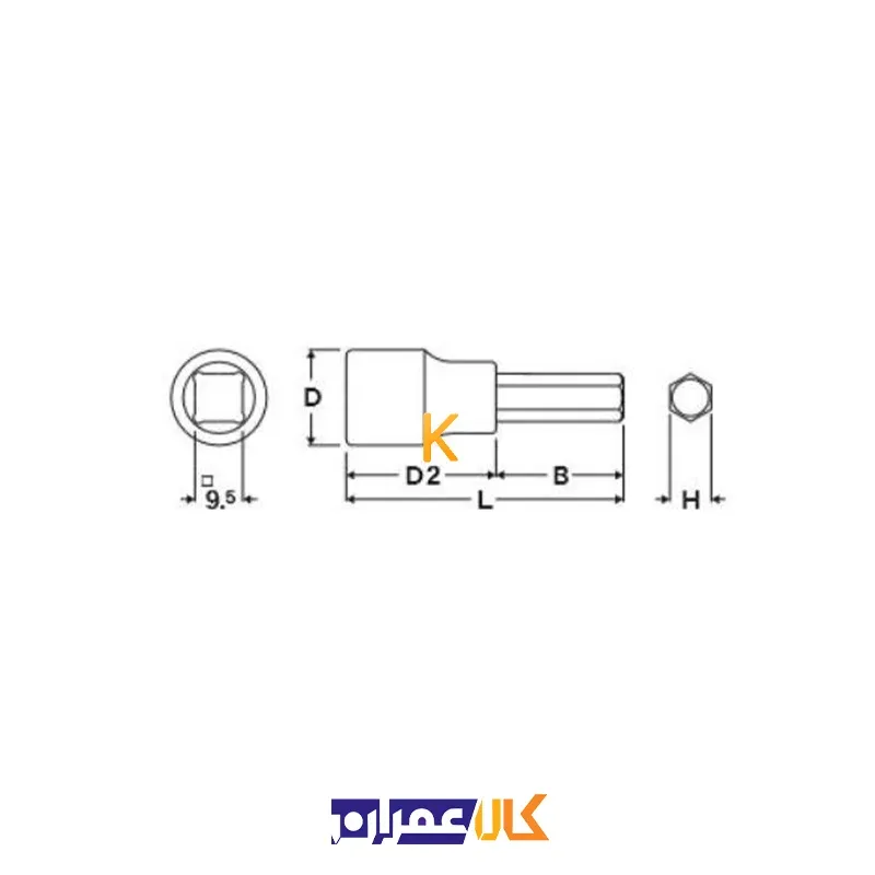 خرید ست آلن بکسی جعبه ای کوتاه مدل ‎83SB-S5 ایت