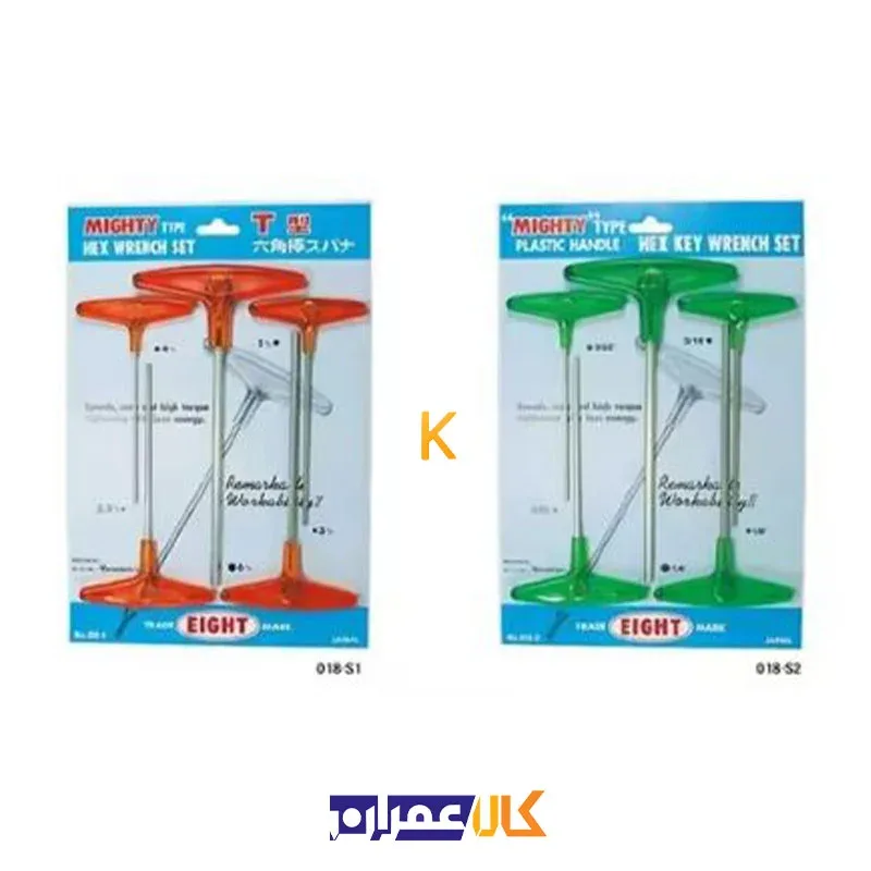 خریذ ست آچار آلن دسته T کارتی مدل 018 ایت
