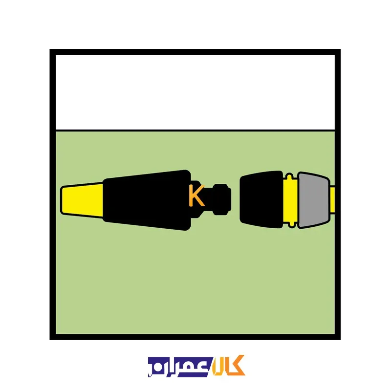 اتصال شلنگ مدل G3.4 همراه با کاهنده G1.2 کارچر
