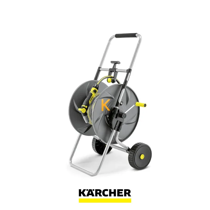 ست قرقره شلنگ سيار به همراه تفنگى و كانكتور و شلنگ مدل KIT M 80HT کارچر