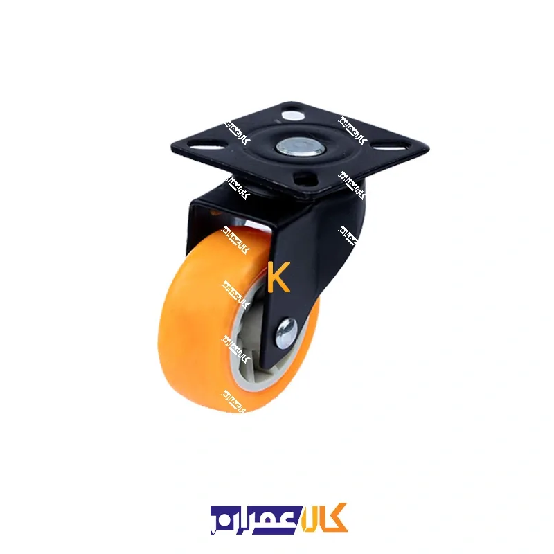 چرخ کفی گردان لوکس نارنجی بوشی ساناویل