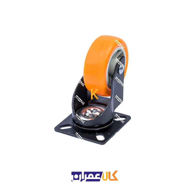 چرخ کفی گردان لوکس نارنجی بوشی ساناویل